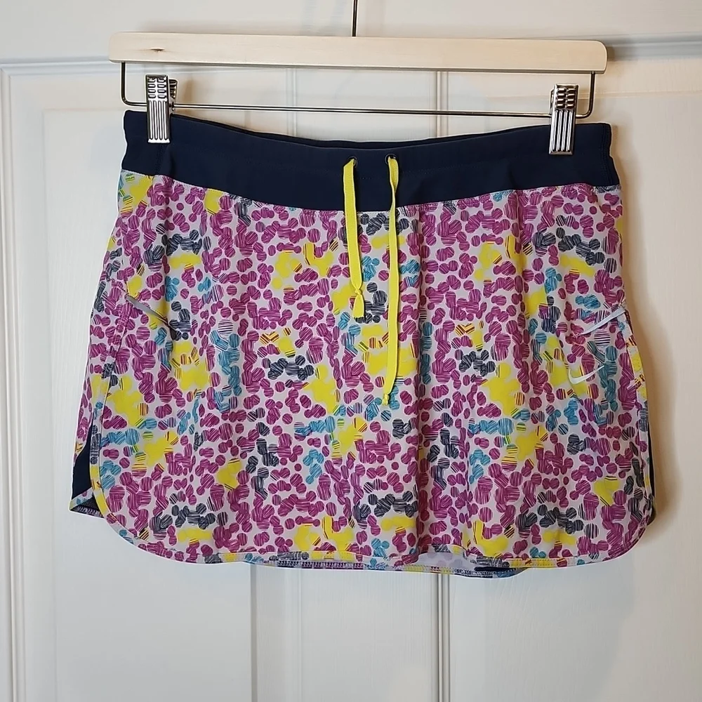 Nike Dri-Fit Multi-Colored Athletic Skort, Women's Size S